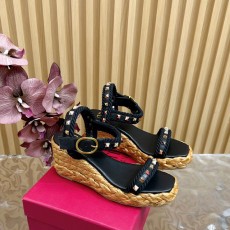 발렌티노 VALENTINO 여성 웨지힐 샌들 VN1432