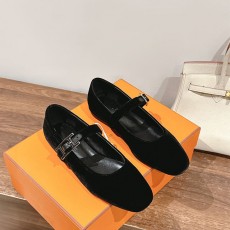 에르메스 HERMES 여성 Jane 발레리나 플랫 H091535