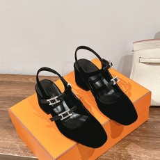 에르메스 HERMES 여성 재키 90 펌프스 H091538