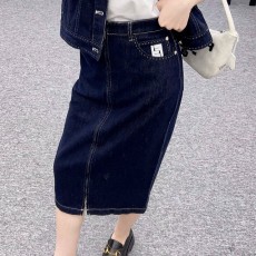펜디 FENDI 여성 데님 스커트 F201