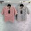 펜디 FENDI 여성 니트 반팔 F212