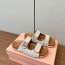 미우미우 MIUMIU 캔버스 슬라이드 뮬 MU014835