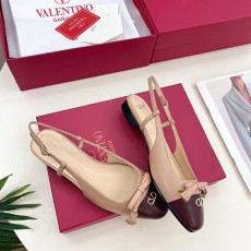 발렌티노 VALENTINO 플랫 슬링백 VN1479