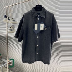 프라다 PRADA 남성 데님 반팔자켓 PD13015