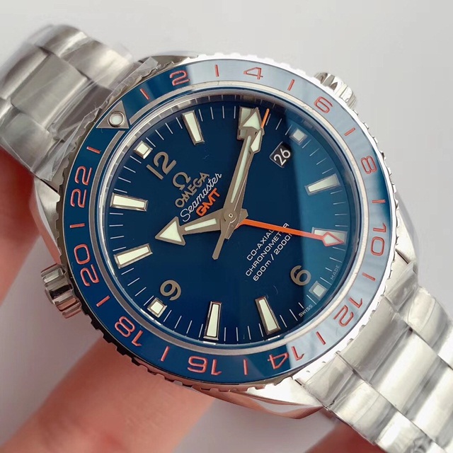 오메가 OMEGA GMT 남성 코액시얼 마스터 크로노미터 OM044