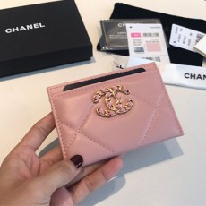 샤넬 CHANEL 램스킨 카드지갑 CH1056