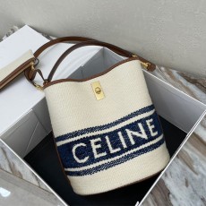 셀린느 CELINE 로고 버킷백 195572 CL0484