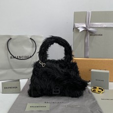 발렌시아가 Balenciaga 플루피 아워글래스 탑핸들백 BC0493