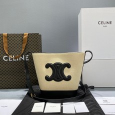 셀린느 CELINE 트리오페 텍스타일 버킷백  CL0505