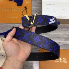 루이비통 LOUIS VUITTON 남성 양면 벨트 LV0560