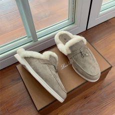 로로피아나 Loropiana 여성 퍼 슬리퍼 LP0127
