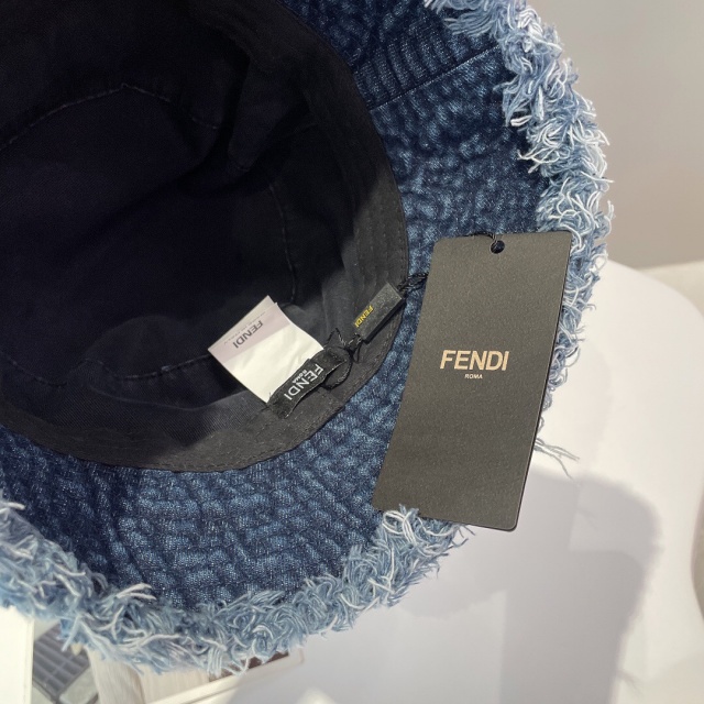 펜디 FENDI 여성 데님 벙거지 F00105