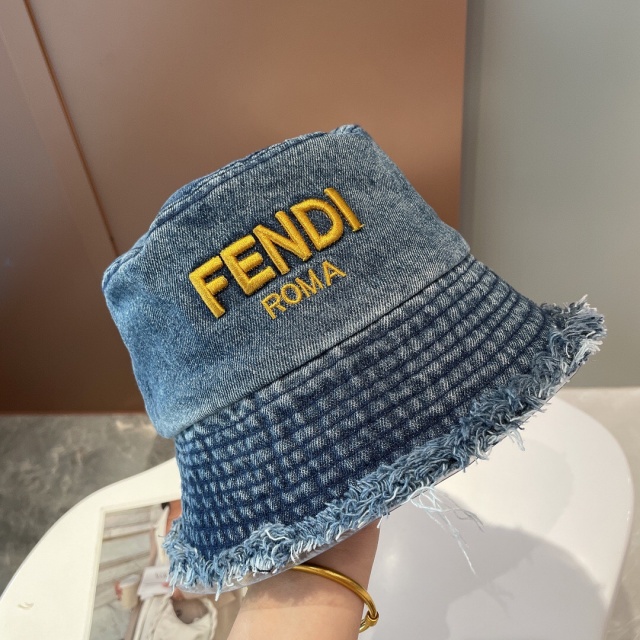 펜디 FENDI 여성 데님 벙거지 F00105