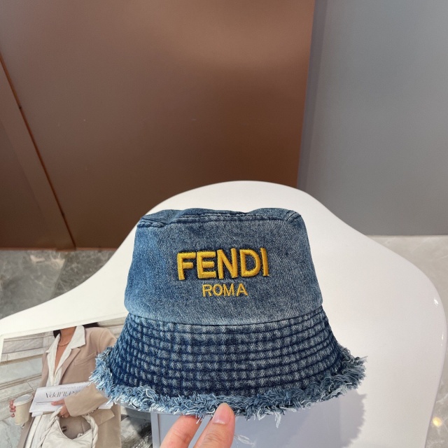 펜디 FENDI 여성 데님 벙거지 F00105