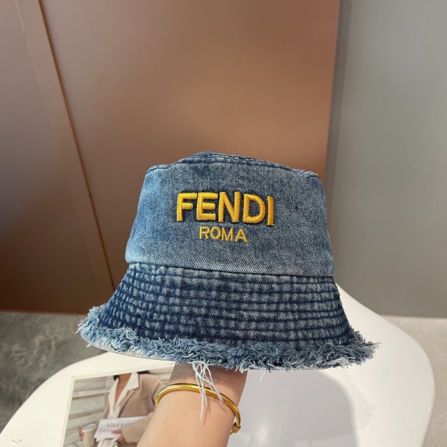 펜디 FENDI 여성 데님 벙거지 F00105